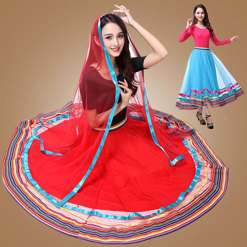 牛奶丝面料舞蹈服成人女 广场舞服装新款套装 夏季印度舞服装定制