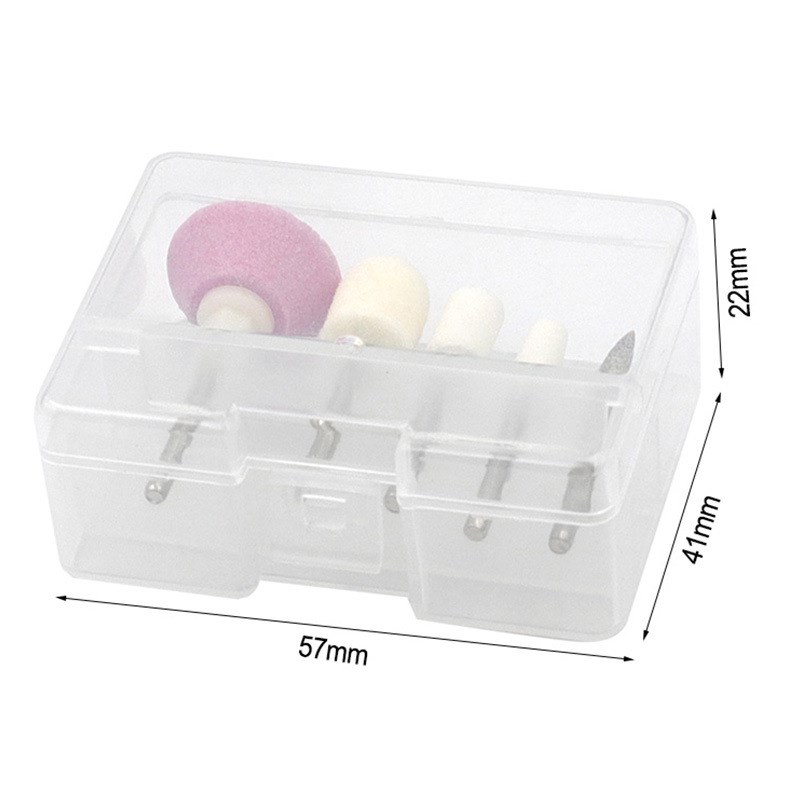 美甲陶瓷打磨头 电动磨甲器指甲A修理美容替换配件 去死皮钻头机