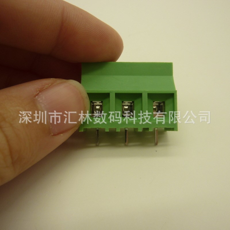 深圳WF361-9.52mm立式水平进线-耐高温接L线端子 9.52-3P端子