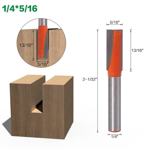木工清底刀开槽刀木工铣刀槽口刀修边机刀Z头拉槽直刀