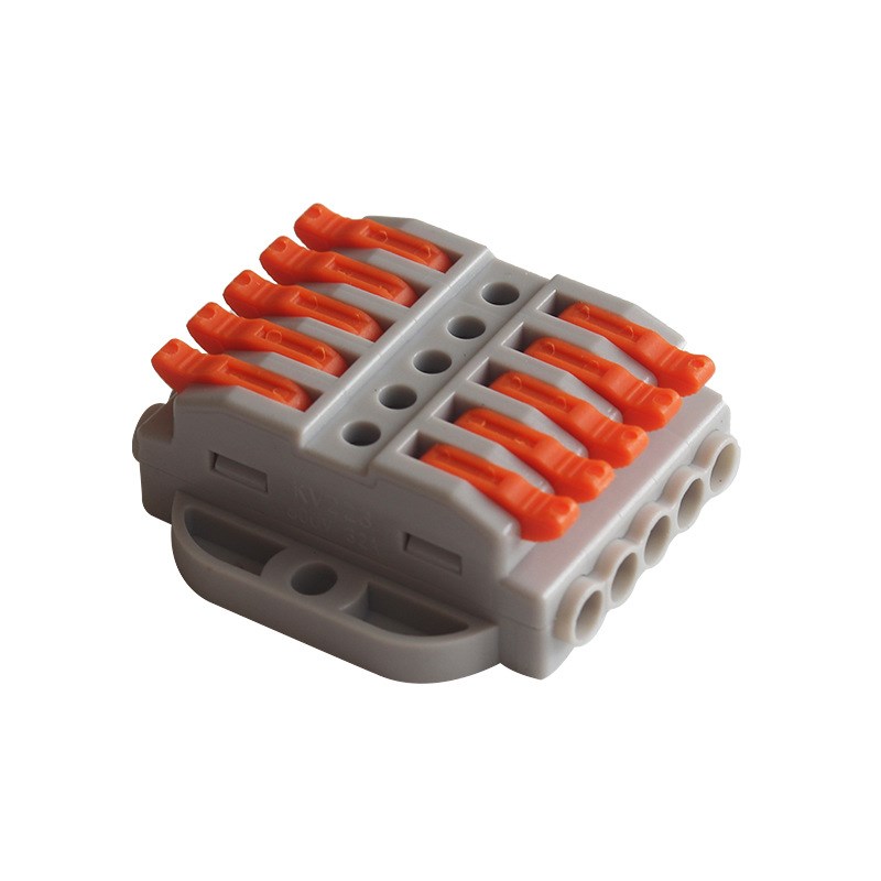 按压式快速接线端子PCTS2v0进20出电线建筑布线并线弹簧端子固孔