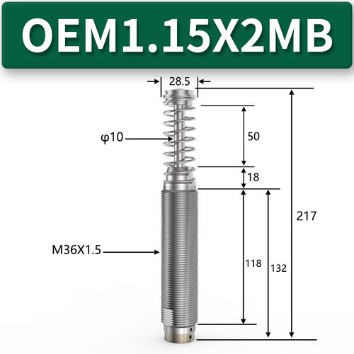 /ITT安力液压缓冲器RL/RM/XT 0.1M/0.15/1.5/2.0/3.0X1X2其