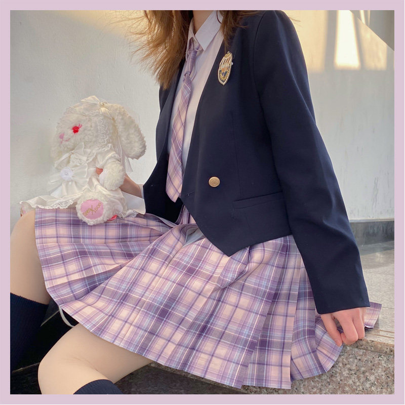 21日五团再贩  现货团 原创jk制服格裙百褶裙