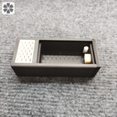 单格大空间竹蛉盒子饲养盒大小黄蛉养殖盒鸣虫盒大食槽加湿器