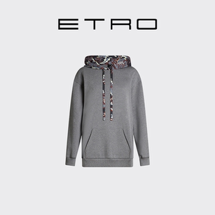 新款 ETRO艾绰 佩斯里印花连帽宽松休闲卫衣 会员甄选