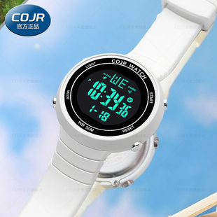 电子手表女款初中学生初高中女生专用只看时间的运动防水儿童女孩