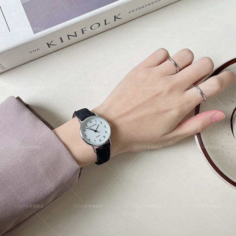 公务员考试专用手表女款初高中学生国考机械静音防水石英2023新款