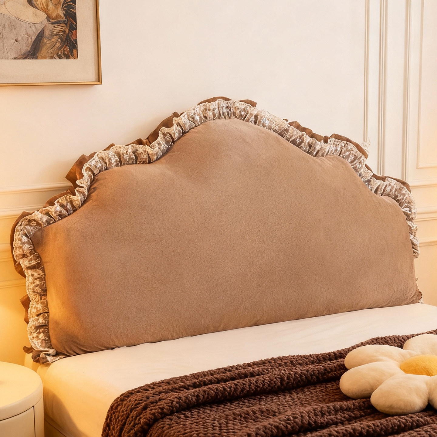 欧式床上靠枕卧室床头靠垫防撞榻榻米大靠背加高飘窗软包可拆洗