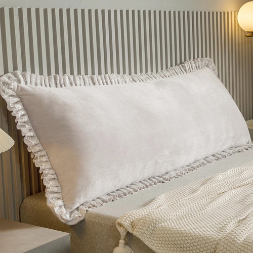 低调奢华银灰床背靠垫