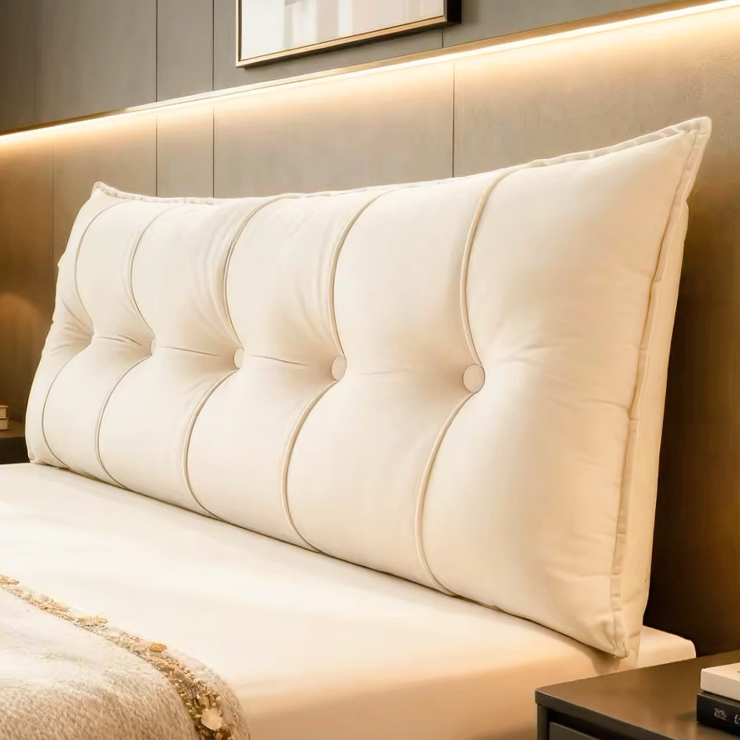 百搭靠枕床头大靠背卧室床上靠垫加绒榻榻米软包防撞飘窗软垫绑带,居家布艺,床头靠垫,淘宝优惠券,粉丝福利购,淘宝优惠卷