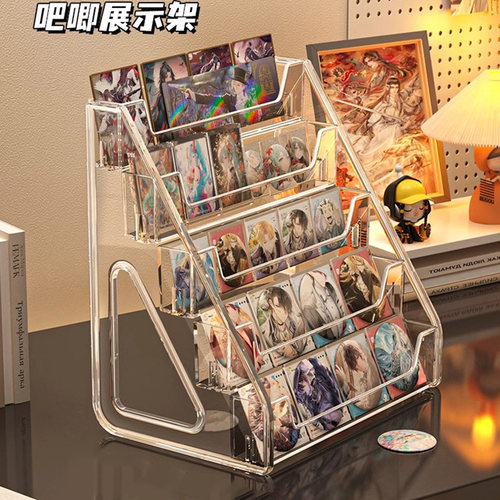 曼槐五层吧唧展示架谷子收纳盒