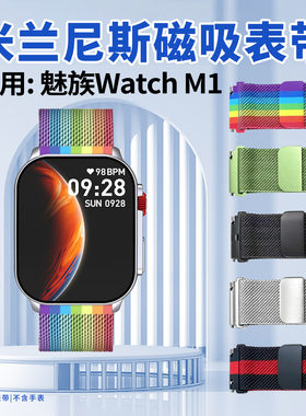 适用魅族WatchM1米兰尼斯手表带