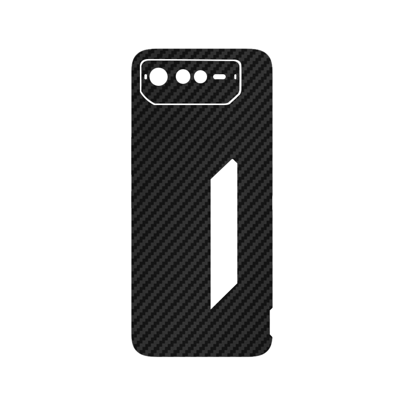 适用华硕ROG6手机后盖壳膜Rog Phone6Pro防刮保护rog6游戏改色碳纤维软贴膜ASUS_AI2201_B磨砂防刮滑彩模