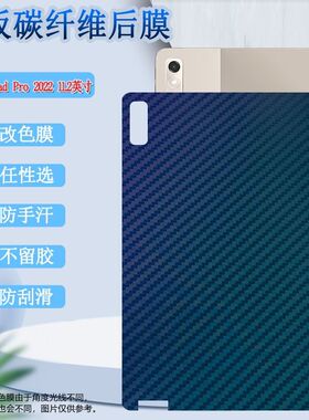 适用联想小新PadPro平板磨砂后膜Lenovo padpro防刮背膜TB138FC改色保护抗指纹防刮滑11.2英寸保护贴骁龙870