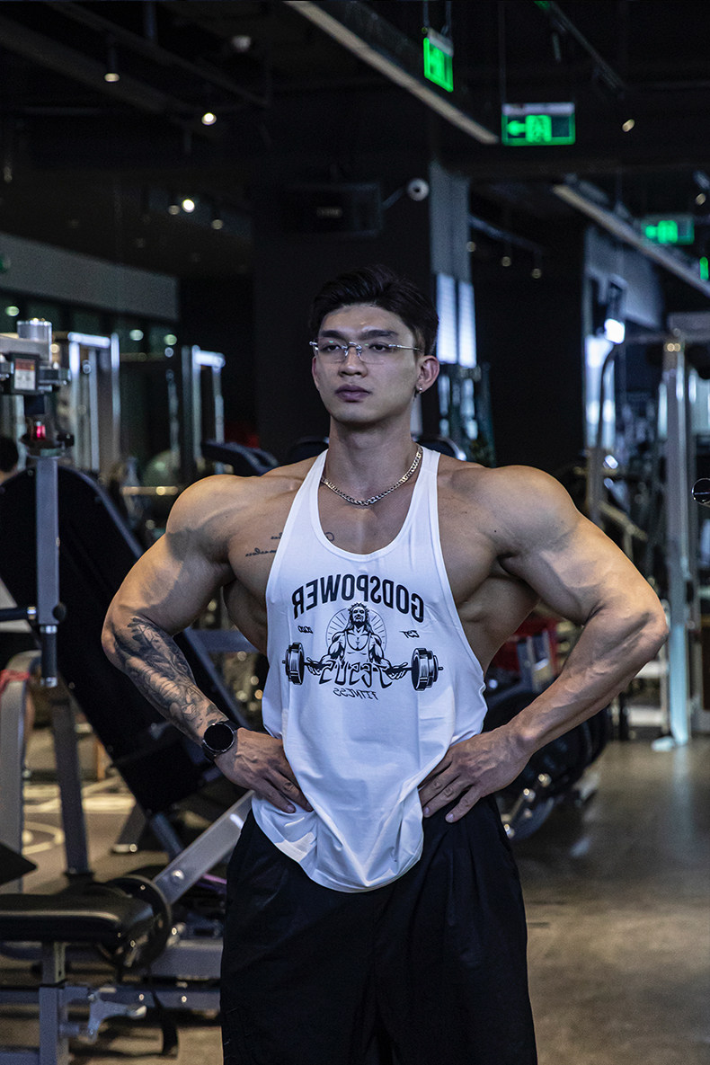 原创独立风格撸铁背心