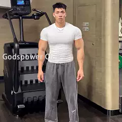 La Men's Fitness Tights Supervillain475 Compression T-Shirt Quick-Drying Breathable Deodorizing Technical Fabric