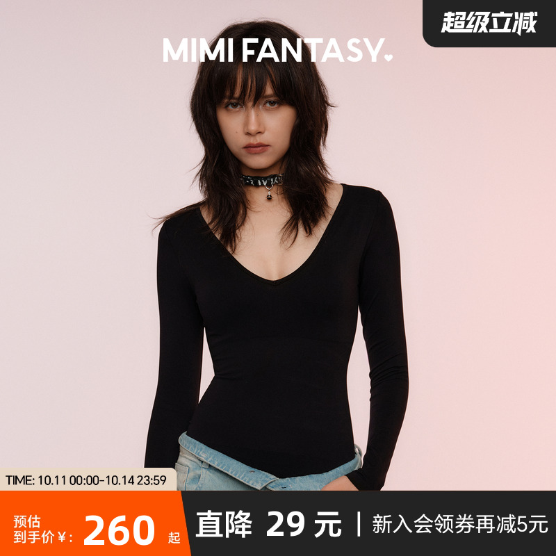 深V“腰精”轻塑连体衣显瘦百搭