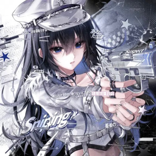 抱盒40张 下一秒扭蛋羞羞 帅气情侣插画头像原创圈直购高清无水印