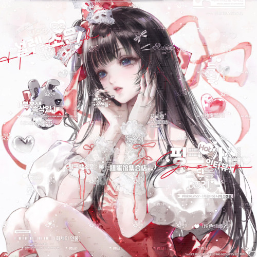 抱盒60张 花间意扭蛋果果孽 情侣动漫头像原创圈直购高清无水印