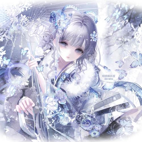 80张 暗恋期扭蛋Riko 卡通女生动漫插画头像原创圈直购高清无水印