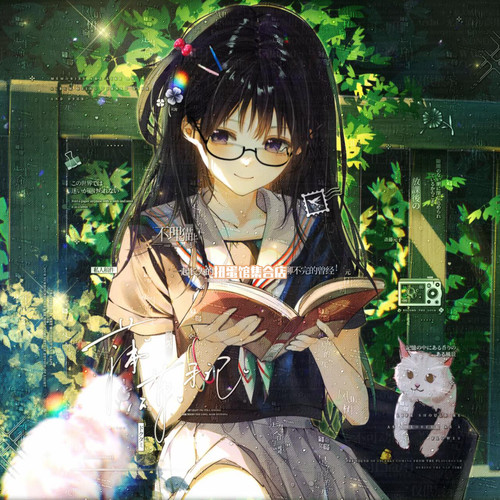 抱盒40张 不理猫扭蛋伊伊 姐妹女生头像动漫原创圈直购高清无水印