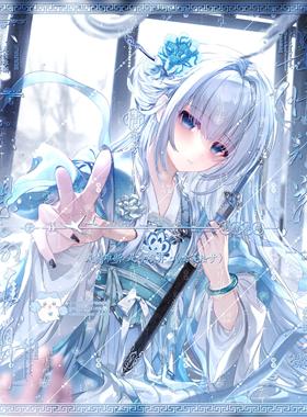 51张 saki直购 古风情侣日系动漫插画头像扭蛋原创圈高清无水印