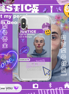贾斯汀比伯Justin Bieber手机壳适用于iphone16PROMAX苹果12345miniXSRE678PLUS华为p60p70小米14vivoX90安卓