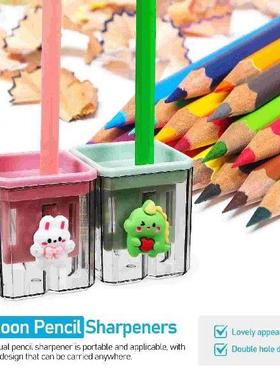 2 Pcs Hand Held Pencil Sharpener Electric Sharpeners for