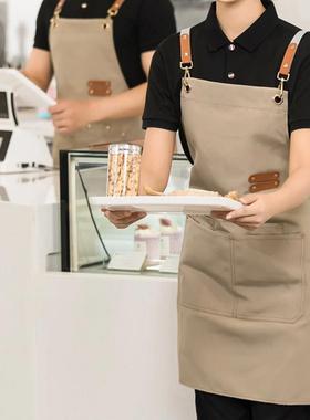 Canvas Waterproof Apron With Four Pockets, Perfect For Resta