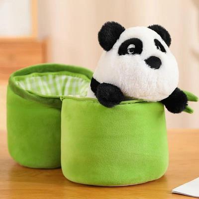 NEW Kawaii Bamboo Tube Panda Set Plush Toy Cute Plushies Stu