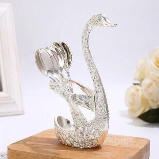 小叉子勺子套装叉子和勺子储存架冰