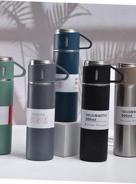Hot Water Bottle500ML Stainless Steel Vacuum Flask Gift Set