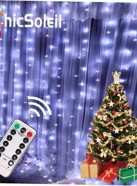 LED Curtain String Light Christmas Decorations for Home Garl