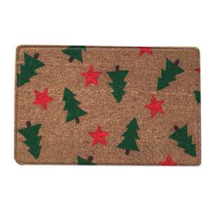 Non Slip Entrance Christmas Door Mat Carpet Deco Floor