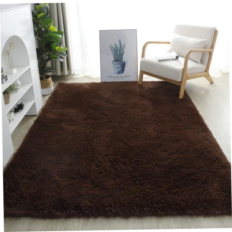 Fluffy Area Rugs for Bedroom Shaggy Floor Mat Carpet 地毯垫1