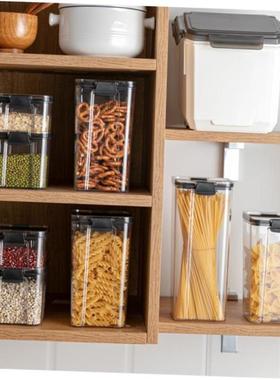 460~1800ml Stackable Storage Box Transparent Kitchen Contain