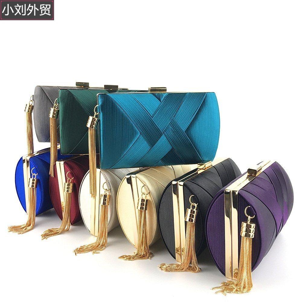 Handmade Clutch Evening Bag Wedding Party Prom Bridal Purse