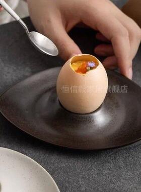 Irregular Egg Tray Ceramic Plates Egg Rack Dessert Plate
