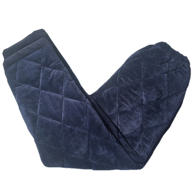 冬季爸爸裤珊瑚绒夹棉三层加厚男