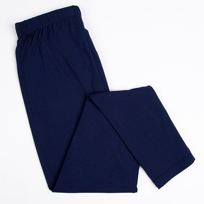 老人爷爷薄款秋装家居裤纯棉打底