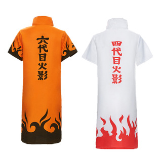 印花 和服披风男3D数码 日系动漫cosplay火影忍者鸣人羽织开衫 长款