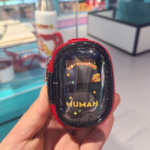 上海乐高乐园小人仔透明钥匙包痛包 酷黑色
