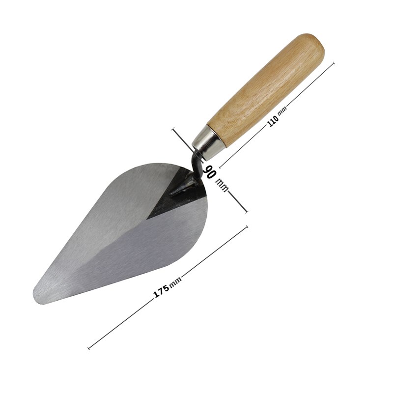 抹灰刀泥工抹子抹泥刀尖头圆头贴瓷砖工具批灰刀刮刀砌砖神器灰匙