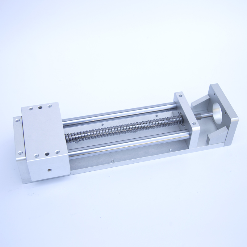 泰玖达光轴滚珠丝杆光轴滑台模组精密十字工作台配57步进电机TH16