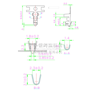 T胶壳端子2.54mm间距连接器接插件压线接线端子簧片XHB冷压头