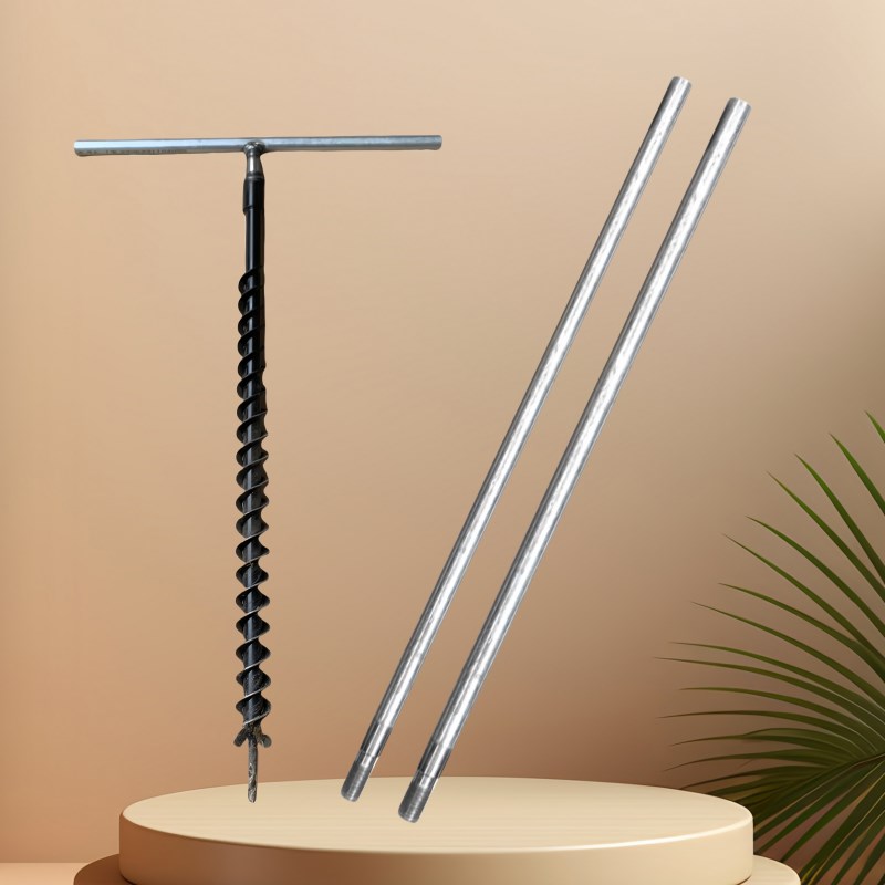 井工具钻土工具手工钻孔地钻栽树苗孔挖洞神器