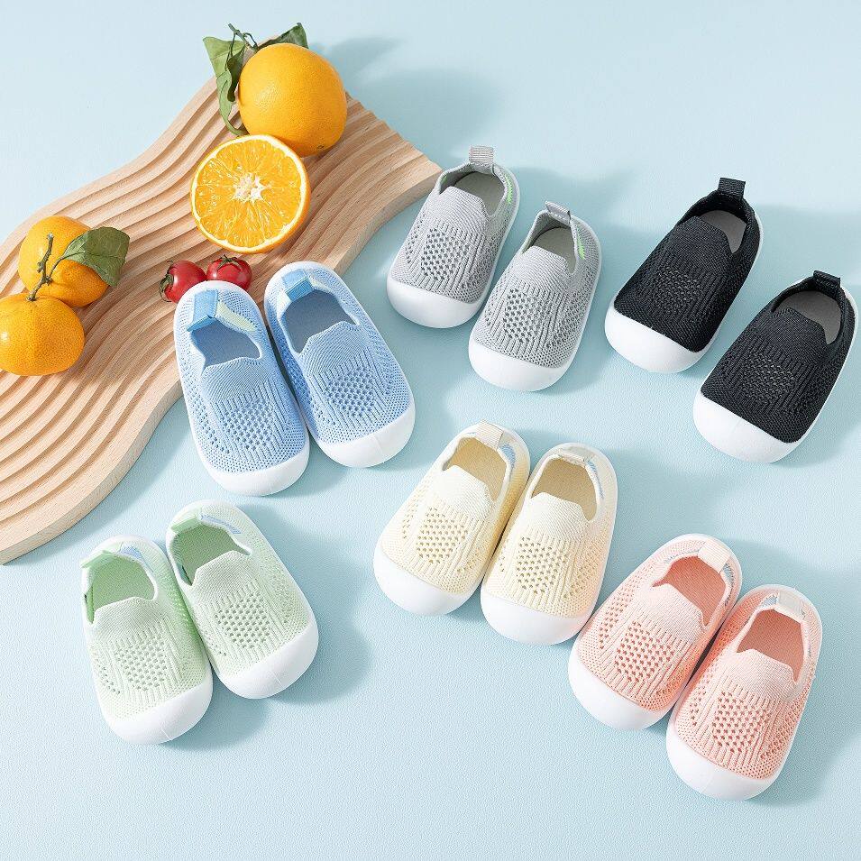 儿童婴儿春秋夏季鞋子婴幼儿宝宝步鞋地板透气网面软底防滑居家鞋