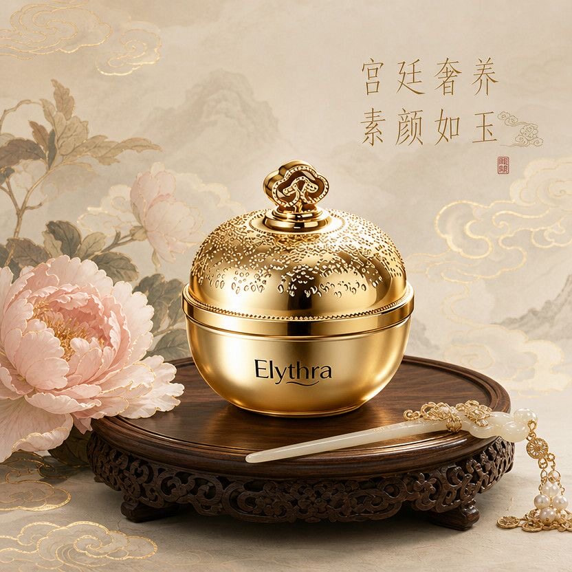 新加坡Elythra贵妇膏素颜霜保湿遮瑕提亮自然裸妆妆前乳官方正品