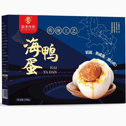 蕴康祥缘海鸭蛋礼盒60g*25枚个大流油熟咸鸭蛋海鸭蛋