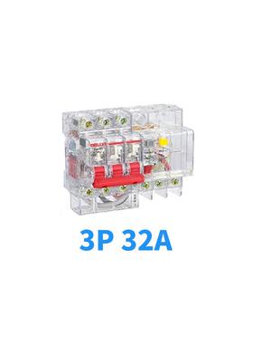 DZ47TRLE透明壳漏电保护断路器1P+N/2P/3P/3P+N/4P空气开关